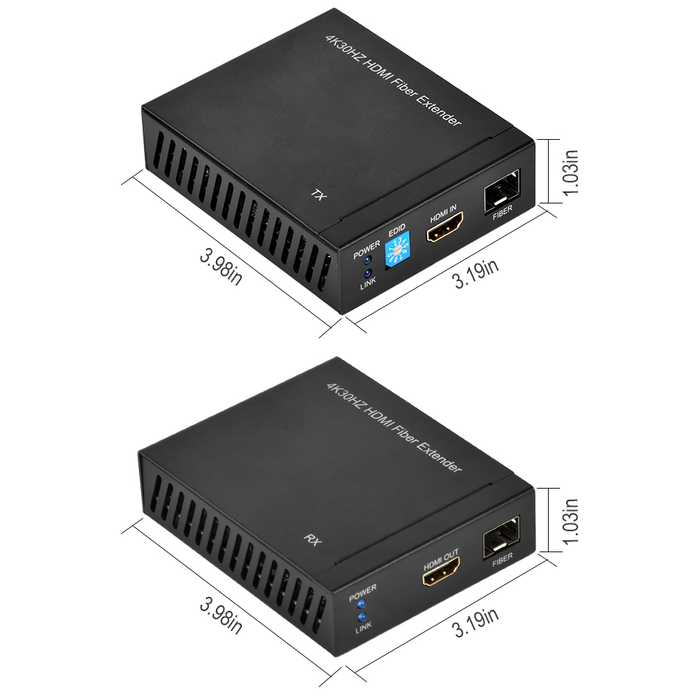 Hm Et K Hz Hdmi Fiber Extender With Rs Gmaxtech